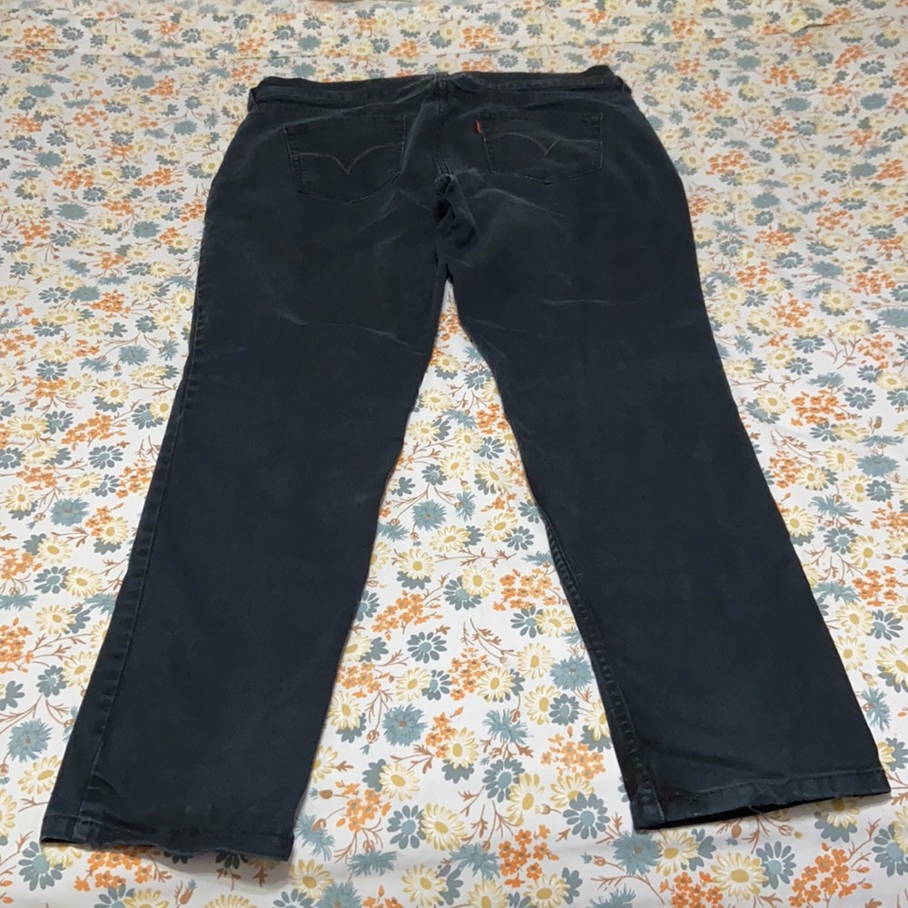 Levi’s 542 Black Pencil Jeans 18W Medium